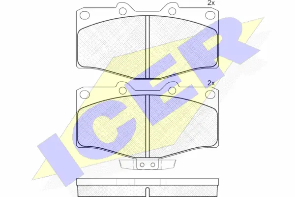 Brake Pad Set, disc brake (141006)