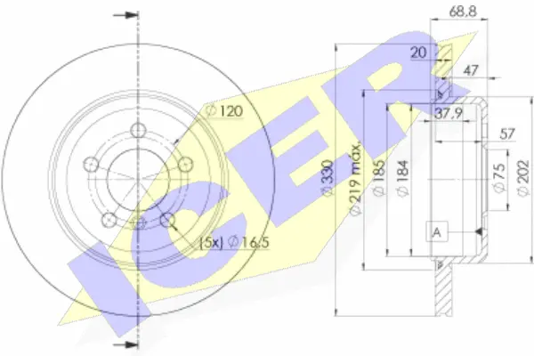 Brake Disc (78BD3558-2)