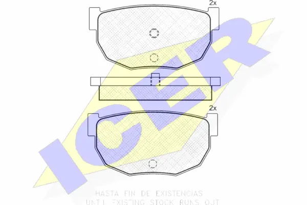 Brake Pad Set, disc brake (140445)