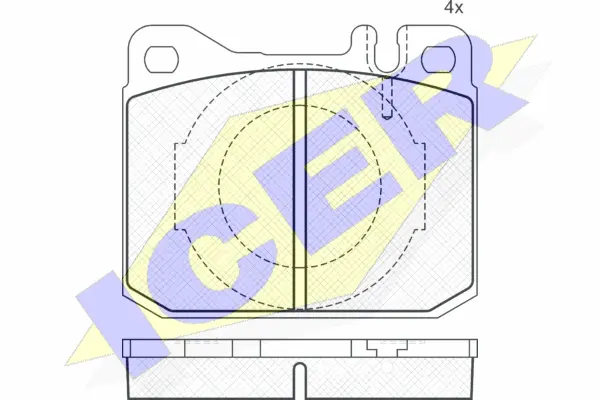 Brake Pad Set, disc brake (180511)