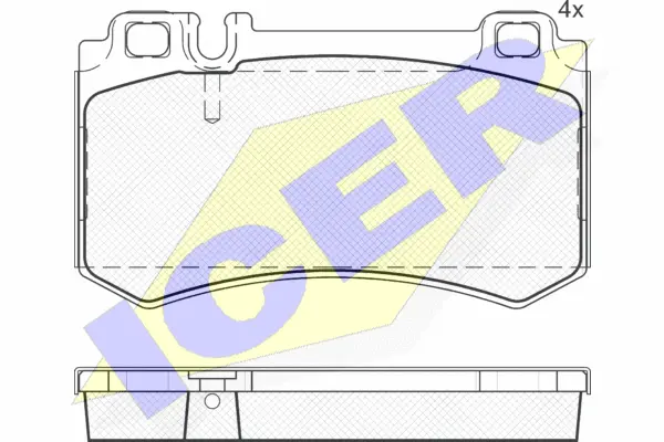 Brake Pad Set, disc brake (181680)