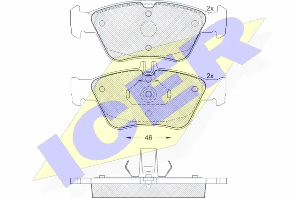 Brake Pad Set, disc brake (181115)