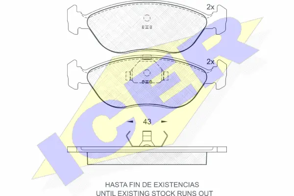 Brake Pad Set, disc brake (181016)