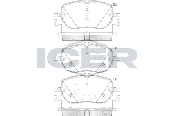 Brake Pad Set, disc brake (182432)