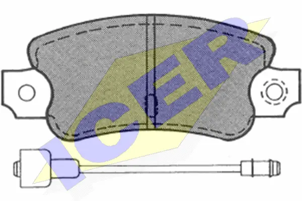 Brake Pad Set, disc brake (180261)