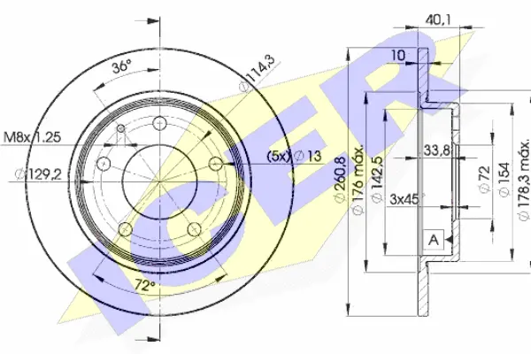 Brake Disc (78BD3259-2)