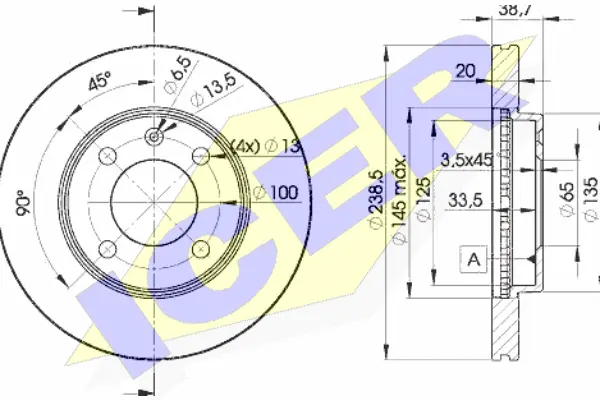 Brake Disc (78BD3975-2)