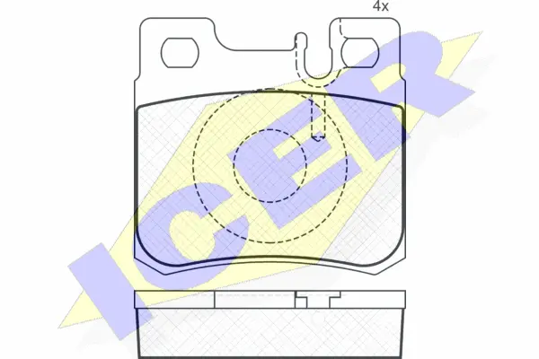 Brake Pad Set, disc brake (180978)