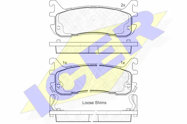 Brake Pad Set, disc brake (181819)