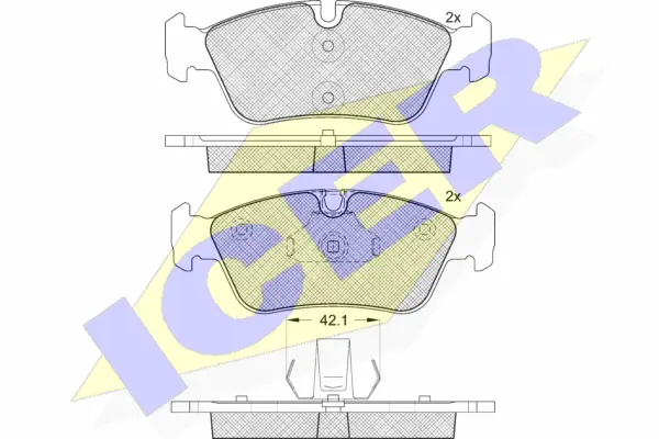 Brake Pad Set, disc brake (181295-396)