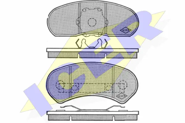 Brake Pad Set, disc brake (180168)