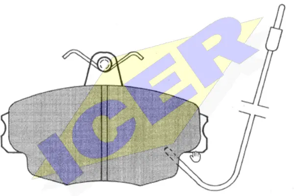 Brake Pad Set, disc brake (180372)