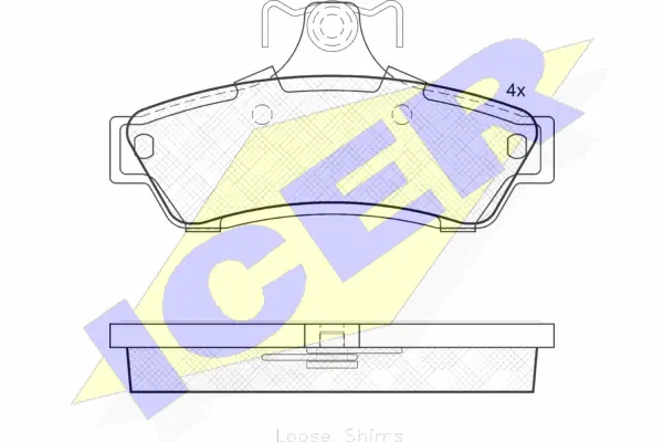 Brake Pad Set, disc brake (181753)