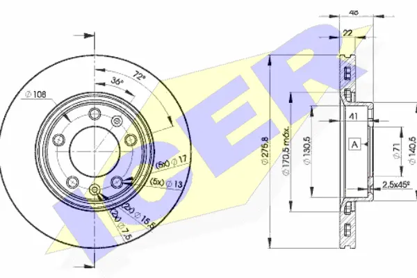 Brake Disc (78BD7322-2)