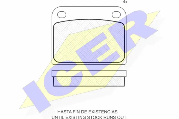 Brake Pad Set, disc brake (180177)