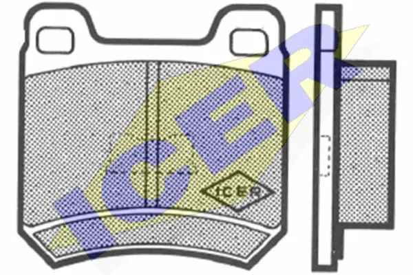 Brake Pad Set, disc brake (180193)