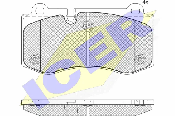 Brake Pad Set, disc brake (181796-071)