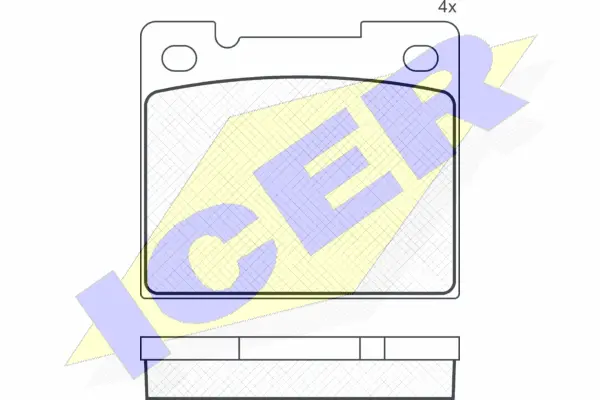 Brake Pad Set, disc brake (180770)