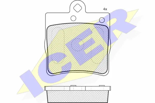Brake Pad Set, disc brake (181311-396)