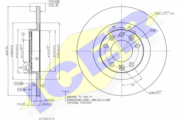 Brake Disc (78BD4614-2)