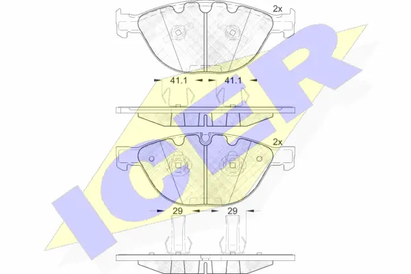 Brake Pad Set, disc brake (181972)
