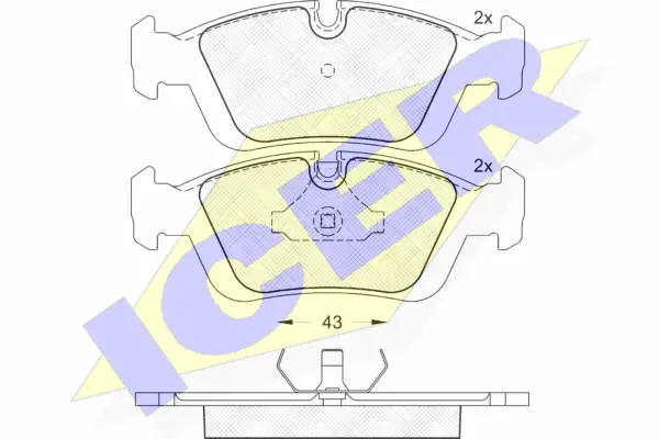 Brake Pad Set, disc brake (180801)