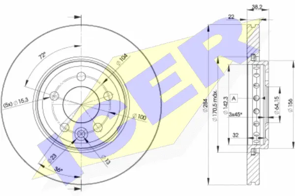 Brake Disc (78BD0844-2)