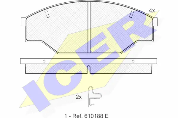 Brake Pad Set, disc brake (141009)