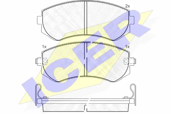 Brake Pad Set, disc brake (181300)