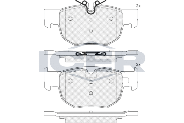 Brake Pad Set, disc brake (182444)