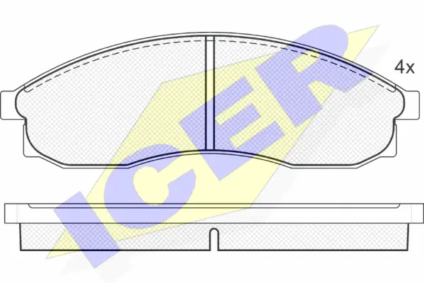 Brake Pad Set, disc brake (181147)