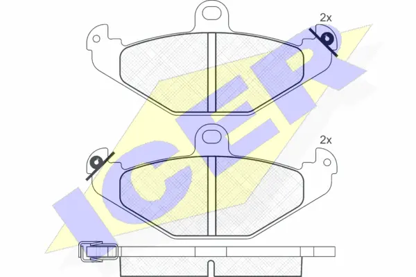 Brake Pad Set, disc brake (180874)