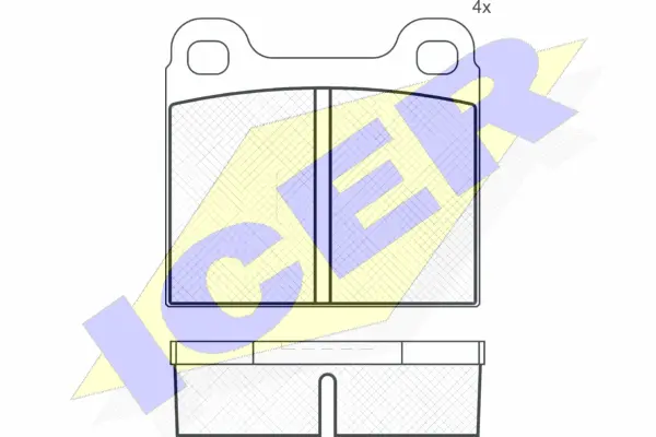Brake Pad Set, disc brake (180219)