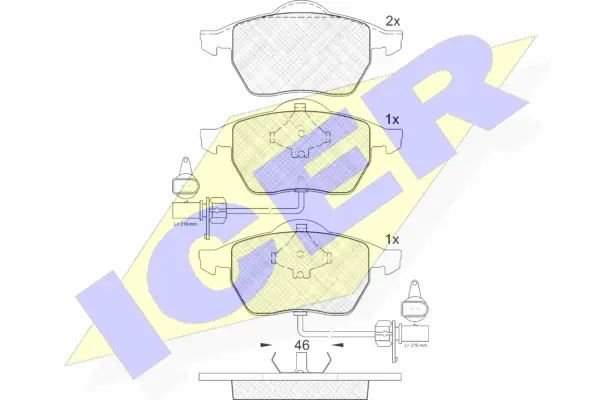 Brake Pad Set, disc brake (181362)