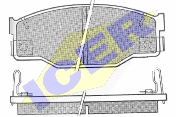 Brake Pad Set, disc brake (180768)