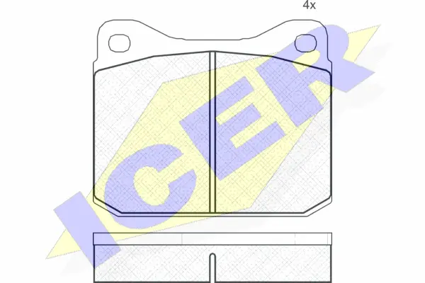 Brake Pad Set, disc brake (180327)
