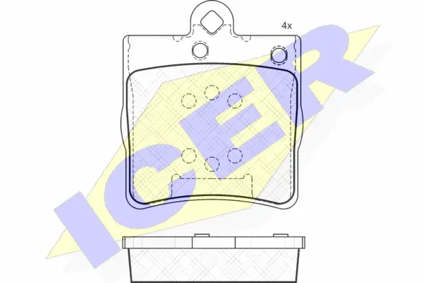 Brake Pad Set, disc brake (181311)