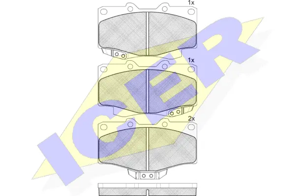 Brake Pad Set, disc brake (141007)
