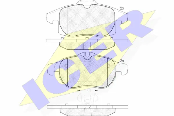 Brake Pad Set, disc brake (181891)