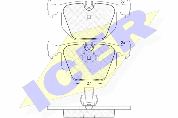 Brake Pad Set, disc brake (181552)