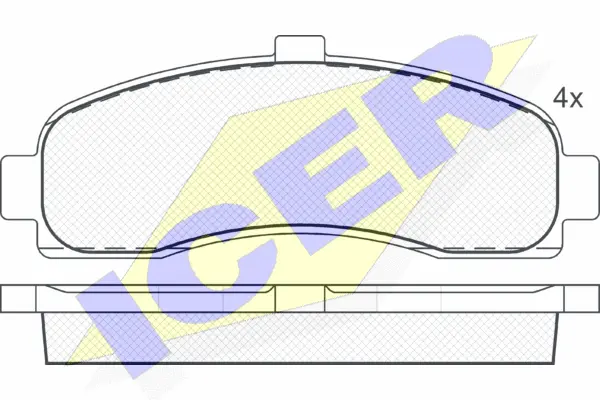 Brake Pad Set, disc brake (180922)