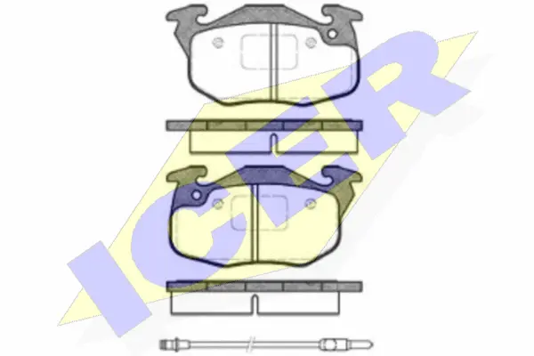 Brake Pad Set, disc brake (181313)