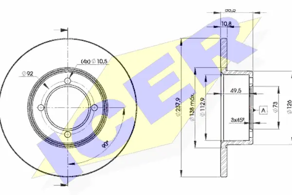 Brake Disc (78BD7739-2)