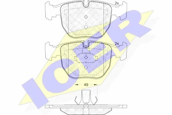 Brake Pad Set, disc brake (181530)