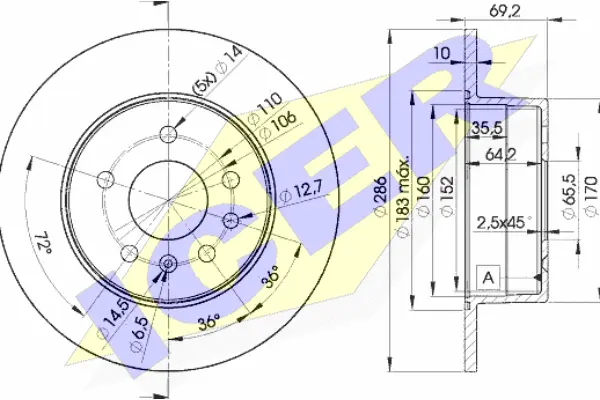 Brake Disc (78BD9210-2)