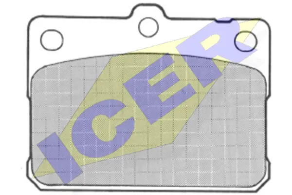 Brake Pad Set, disc brake (180254)