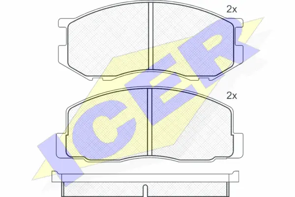 Brake Pad Set, disc brake (140523)