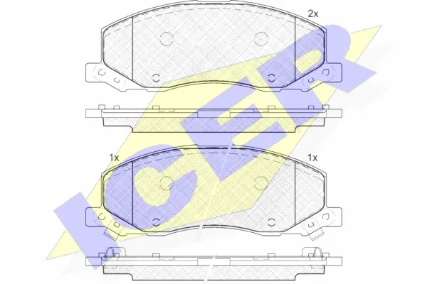 Brake Pad Set, disc brake (181927)