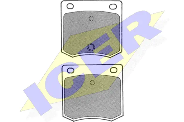 Brake Pad Set, disc brake (180638)