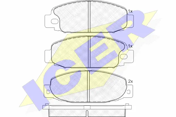 Brake Pad Set, disc brake (141207)